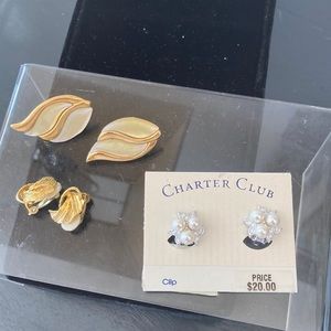 Vintage Clip Ons Signed & Unsigned